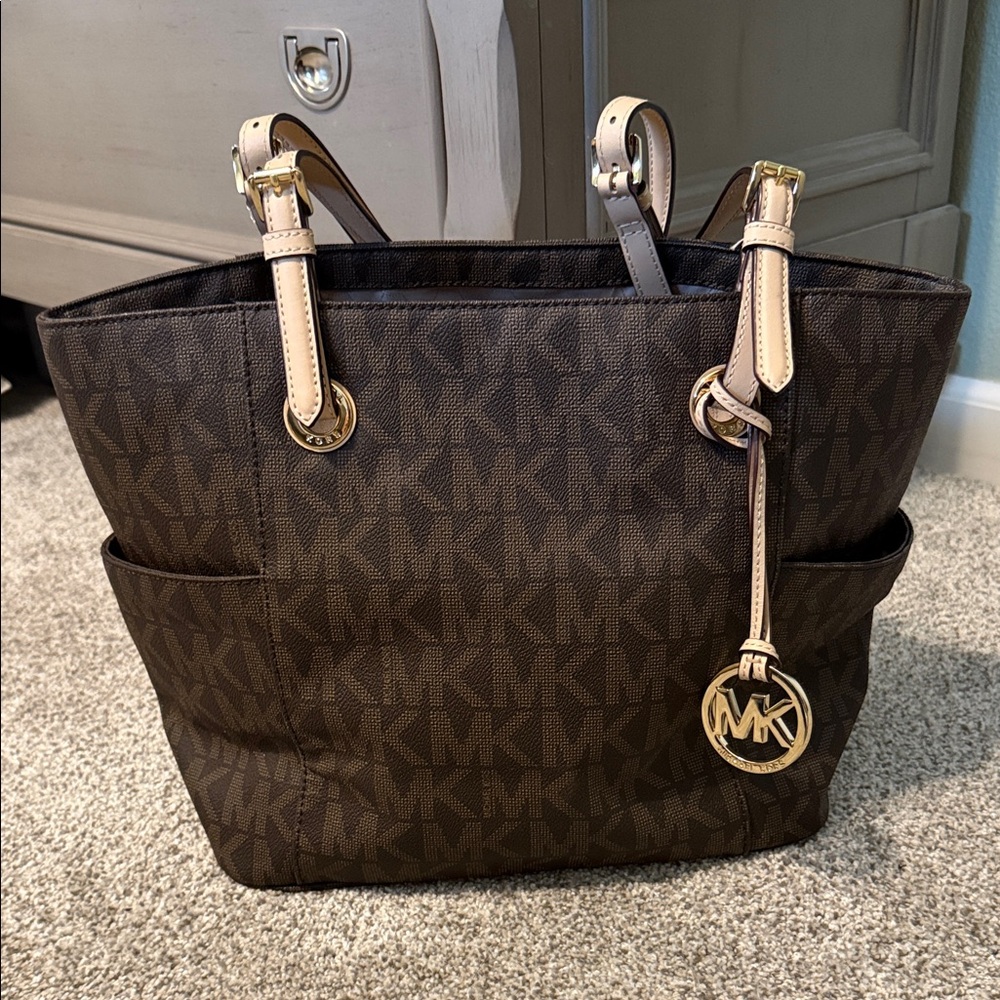 Michael Kors Dark Brown Signature Tote